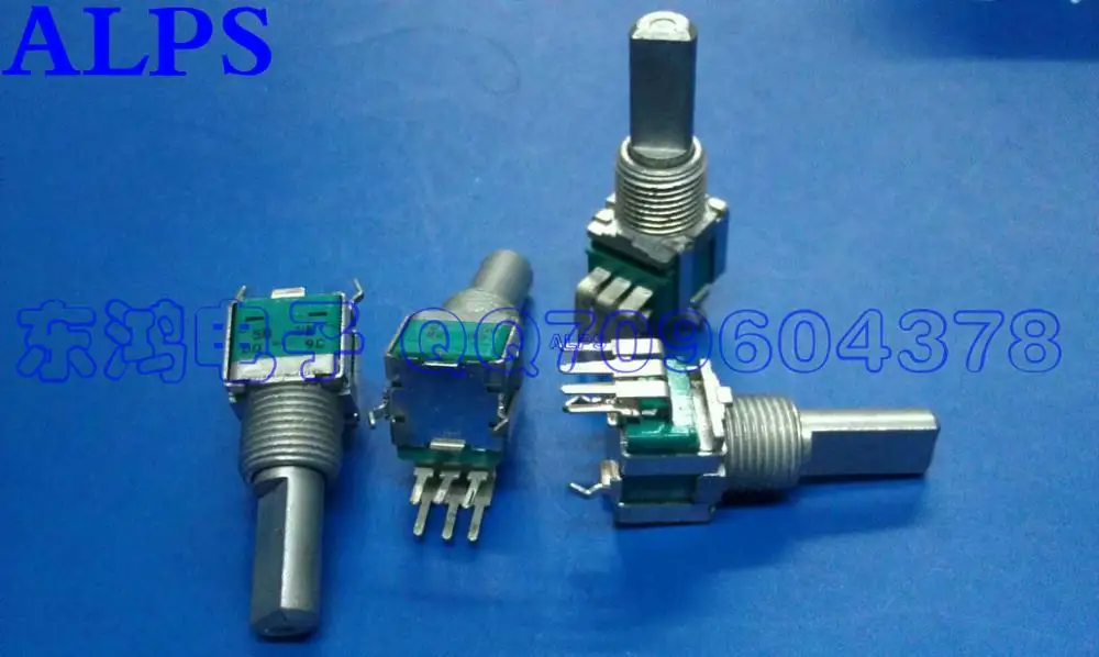 2pcs/bag Imported ALPS 09 precision rotary potentiometer B50Kx2 20mm