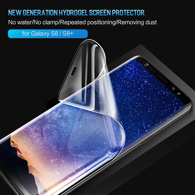 

ROCK Screen Protector For Samsung s8 plus Soft TPU Full Screen Protector 0.12MM Thin Hydrogel Protective Film for Galaxy s8 s8+