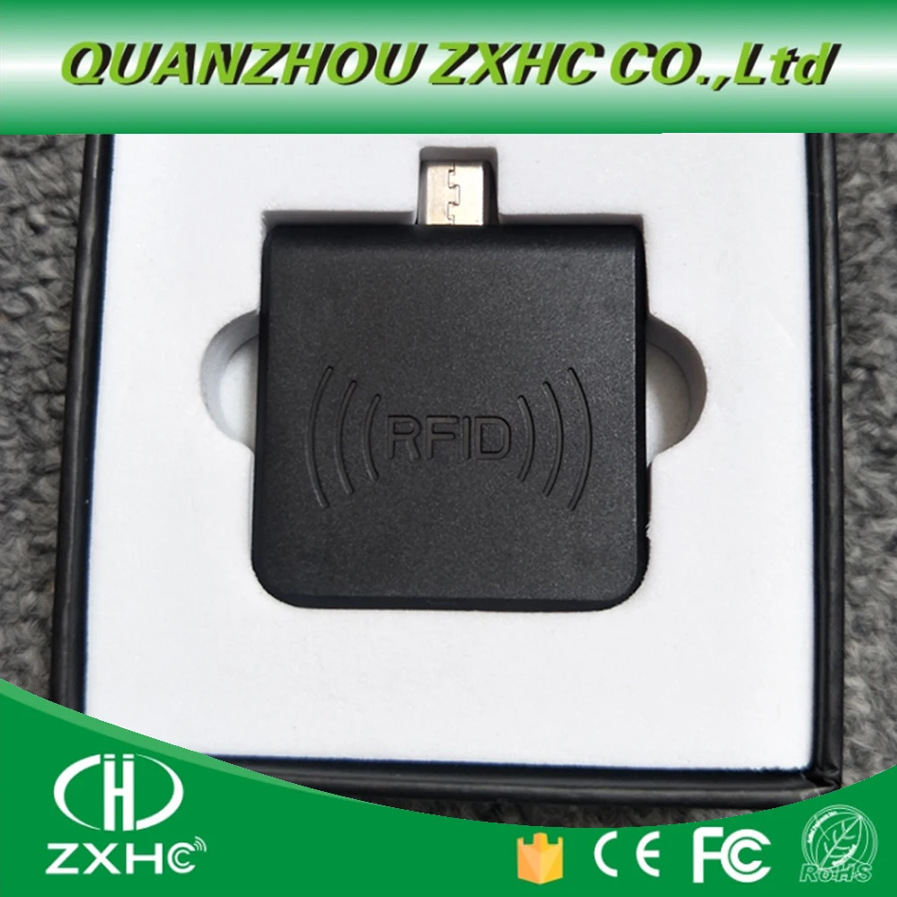 Портативный 125 кГц TK4100/EM4100/EM4200 RFID считыватель Android Mirco USB для эмуляции клавиатуры