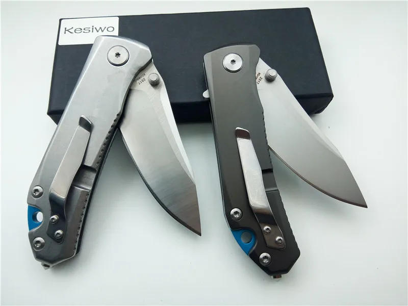 KESIWO KS087 Folding Knives 9Cr18Mov Blade Steel Handle Knife Outdoor Pocket Camping Tactical Survival Knife EDC