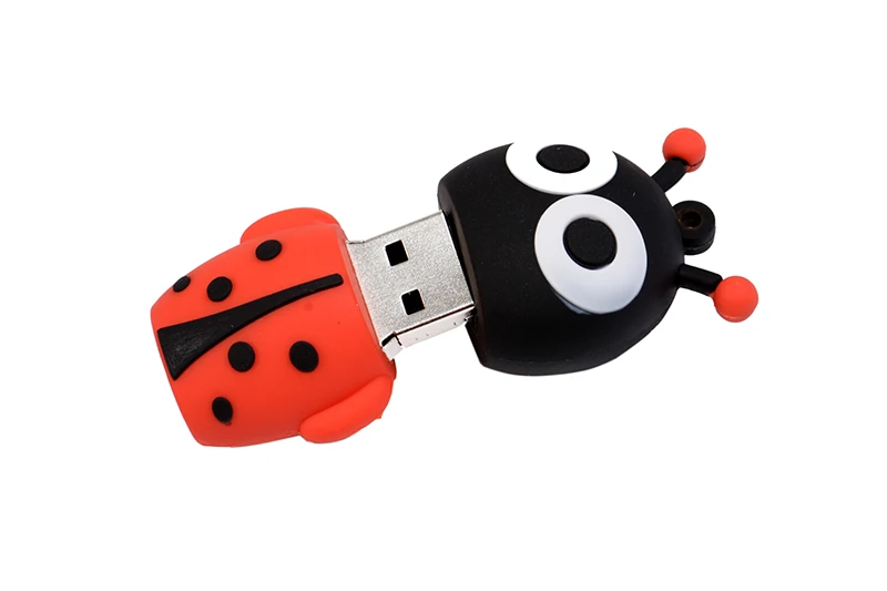 Usb флеш-накопитель, диск, милый жук, карта памяти, флешки, персональный мини-прыжок, 4 ГБ, 8 ГБ, 16 ГБ, 32 ГБ, 64 ГБ, божья коровка, usb 2,0