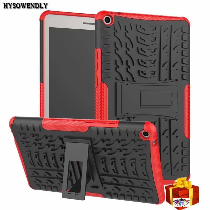 

HYSOWENDLY Armor Tablet Case Cover For Huawei MediaPad T3 8.0" KOB-L09 KOB-W09 Rugged PC Bumper Covers For Honor Play Pad 2 8.0