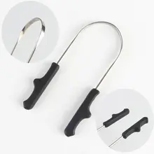 1 шт. очиститель языка из нержавеющей стали с пластиковой ручкой скребок для языка гигиена полости рта зубная щетка для чистки языка уход за полостью рта