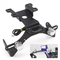 Registration License Plate Holder LED Frame Tail Light Bracket Mount for FZ-07 FZ7 MT-07 MT07 2013-2018 2014 2015 2016 2017