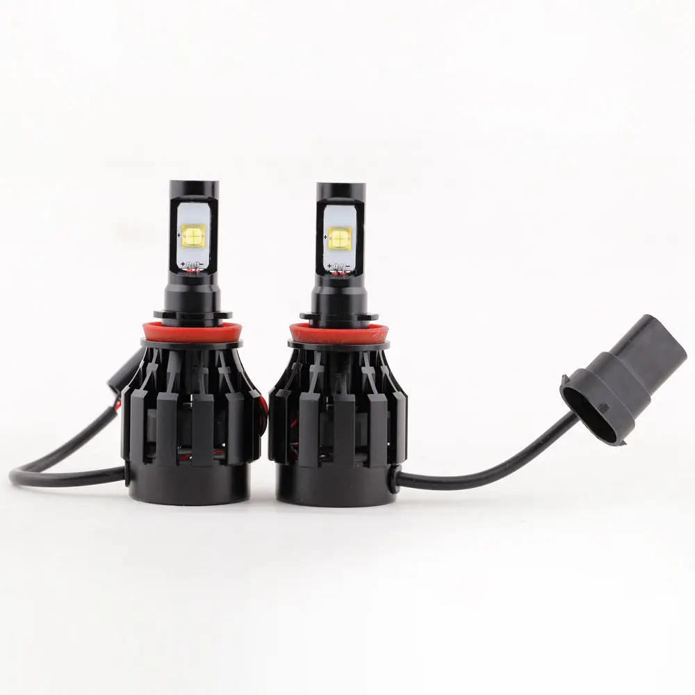 2PCS H8/H11 6000LM 30W Auto LED Headlights Bulb 6000K Lamp All in Onein Car Headlight Bulbs(LED