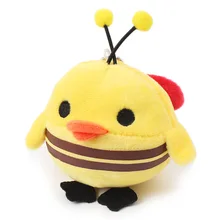 Hot sale Cute pet dog toys Fleece Bee Chick Dogs Toys for chihuahua Yorkshire puppy Squeak Toys dog chew toy Free shipping PD170