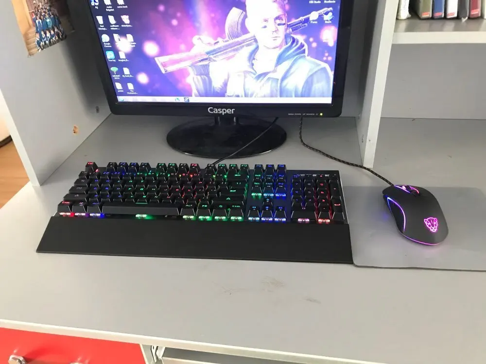 Motospeed CK108 Wired Mechanical Keyboard 