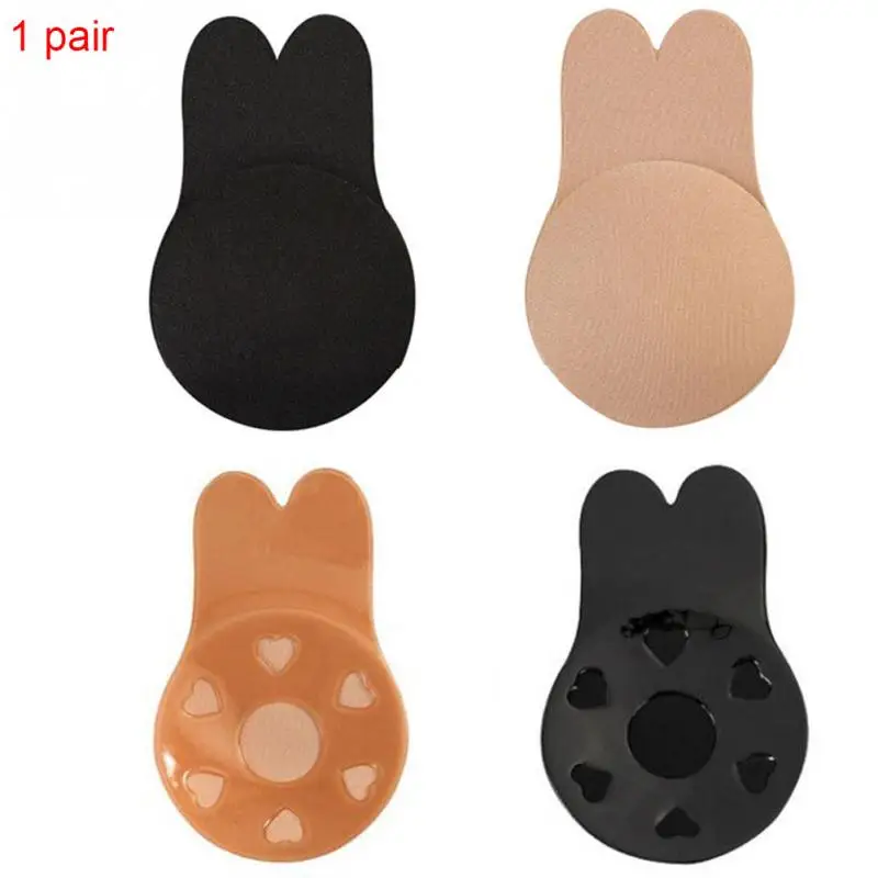 

1 Pair Pads Rabbit Shaped Women Pasties Accessories Invisible Bra Nipple Cover