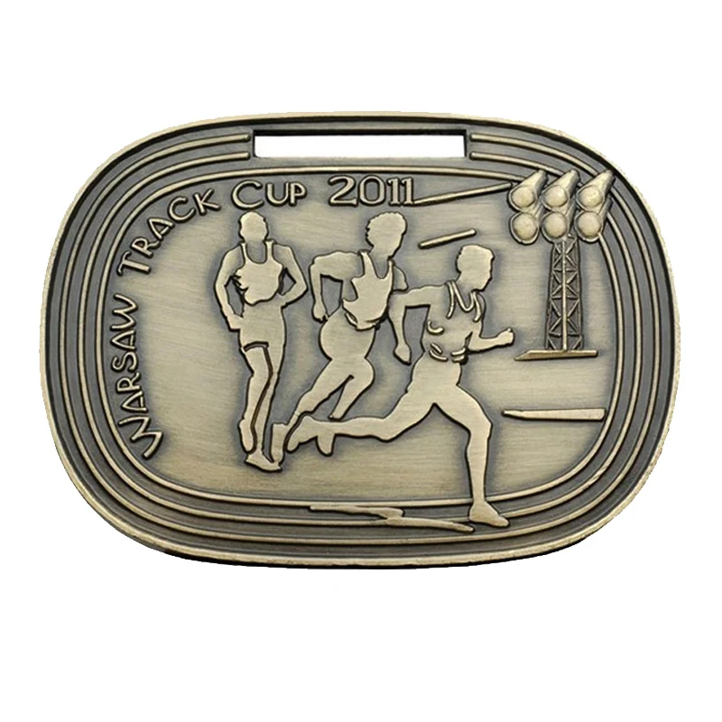 

Antique Running Medal 3d Die Casting Ancient Bronze Sports Medal k20046
