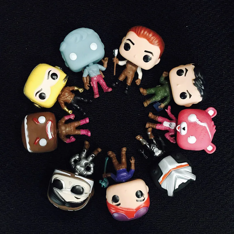

9pcs/set Vinyl Figure Collection Model Doll Toys 10cm Game Popular battle royale Action Figure Toys for Children Gift