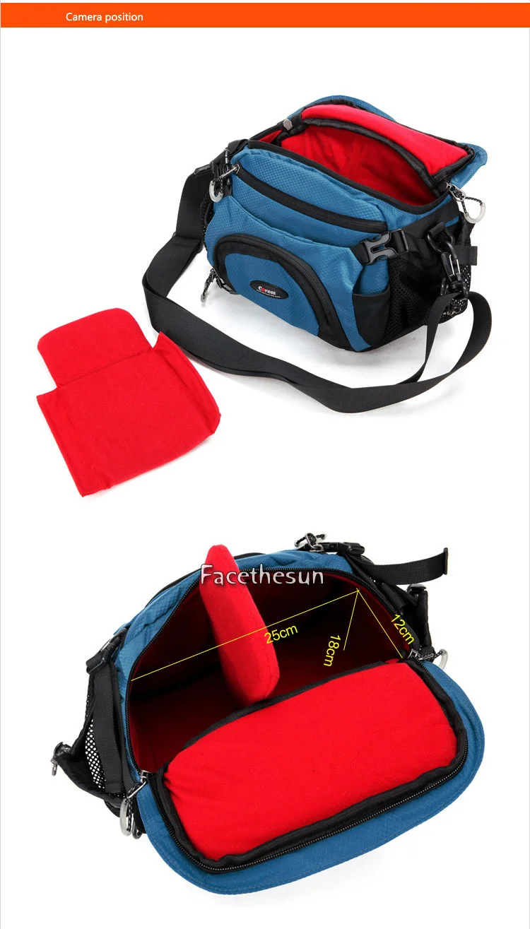 Waterproof Camera Waist Travel Bag CS8016-14