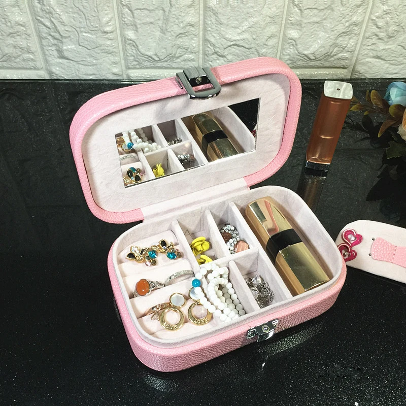 Jewelry Box Jewelry Organizer Ring Box Bracelet Case Earring Holder Hot Organizador de joyas boite bijoux jewellery organizer