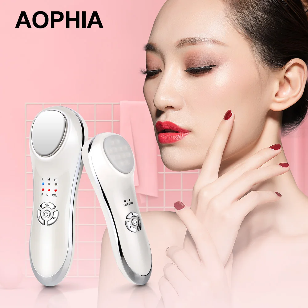 

AOPHIA 5 Colors iontophoresis machine LED Photon Light Therapy RF Skin Rejuvenation Face Lifting Tighten Wrinkle Beauty Machine
