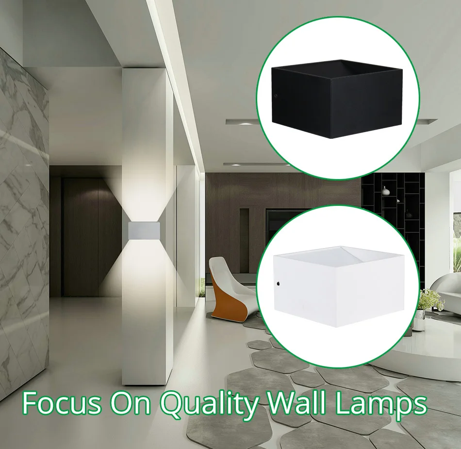 Wall Light Sconces Design LED Lights for Home Walls Mordern Wall Lamp Decor Aluminum Luminaire Bathroom Bed Mural Stair Lighting (1)