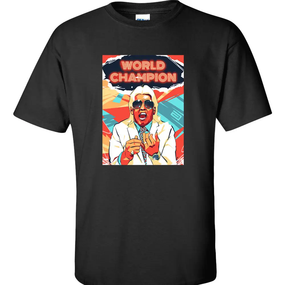Мужская модная футболка с круглым вырезом и принтом Ric Flair The Nature Boy Old School Wrestling shirt design website t shirt Мужская модная футболка с круглым вырезом и принтом Ric Flair The Nature Boy Old School Wrestling shirt design website t shirt