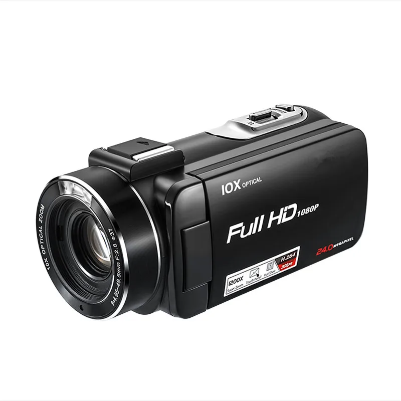 Профессиональная видеокамера FHD 1080P с 10 кратным оптическим зумом 120X цифровым фото
