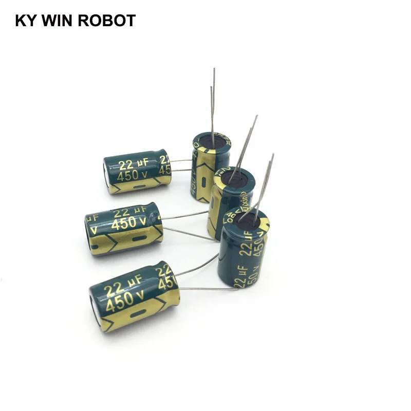 10 pcs aluminum electrolytic capacitor 1000 uf 16 v 10 16 mm frekuensi tinggi radial electrolytic kapasitor 10 pcs Aluminum electrolytic capacitor 22 uF 450 V 13 * 20 mm frekuensi tinggi Radial Electrolytic kapasitor