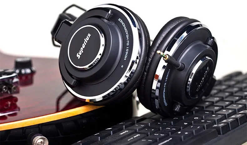 Superlux HD631 профессиональные закрытого типа DJ наушники монитор уровень hifi бас Музыка наушники гарнитура