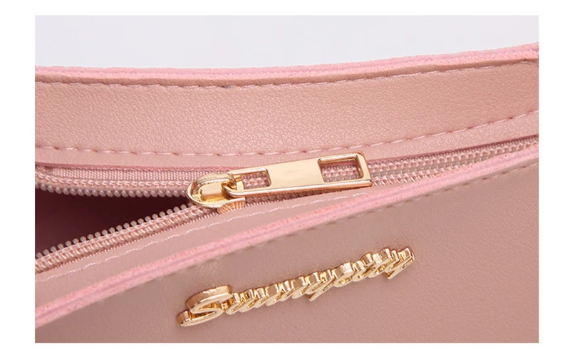 New Women Fashon Letter Shoulder Bags Hot Female Coin Purse Bucket Crossbody Simple Leather Lady Mini Shoulder Bag SS3524 (8)