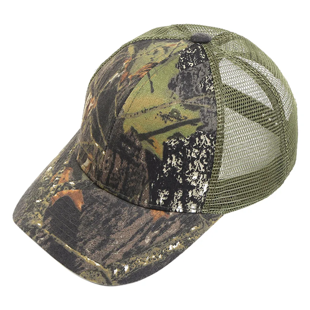 Camuflaje de cola de caballo desordenado bollos camionero de béisbol llano gorra de papá casuales sombreros gorras para hombre Baseball #20 Camuflaje de cola de caballo desordenado bollos camionero de béisbol llano gorra de papá casuales sombreros gorras para hombre Baseball #20