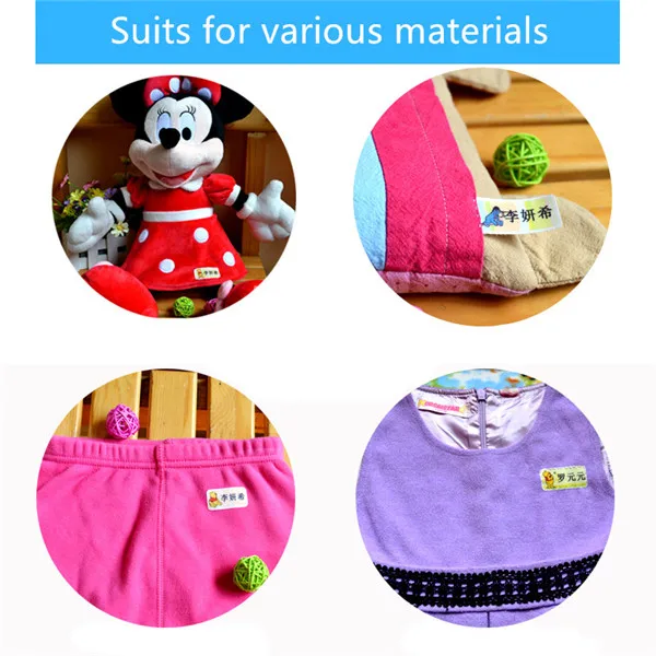 Customized Kids Name stickers Cloth Iron Sewn on cartoon styls - 8