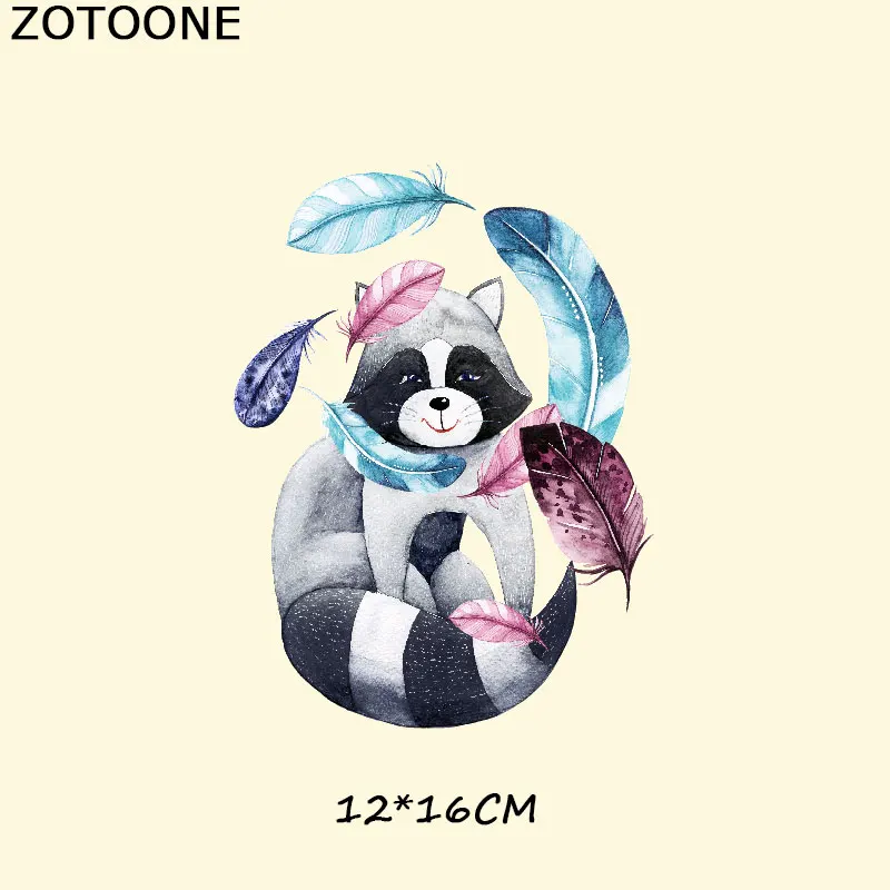 ZOTOONE утюжок на заплатках для одежды милые животные собака теплопередача патчи