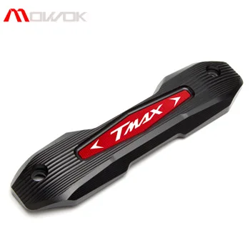 Аксессуары для мотоциклов для Tmax Tech Max TMAX 560- выхлопная защита декоративная крышка Рамка слайдер - Цвет: Red