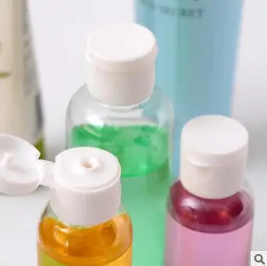 Harga 12 pcs lot travel wadah kosmetik Kosong botol lotion botol pembersih tangan botol sampo mencuci tubuh S M L