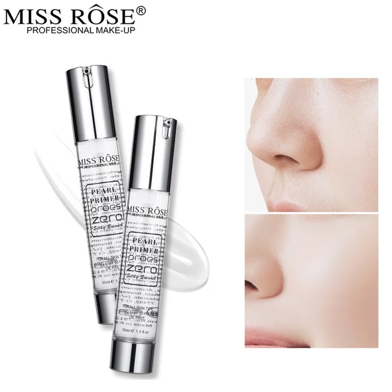 Miss Rose макияж 30 мл основа перламутровая База гель Proes Zero шелковистый Гладкий длительное время 18 часов масло бесплатно для все типы кожи