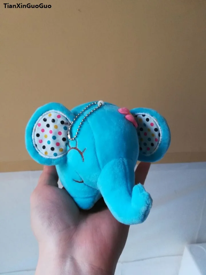 blue elephant baby toy