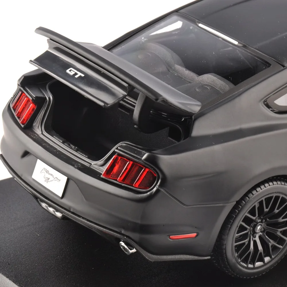 Детские литые игрушки Matel автомобильные режимы Maisto 1:18 Mustang GT 5.0L американский автомобиль черный спортивный автомобиль модели 26 см