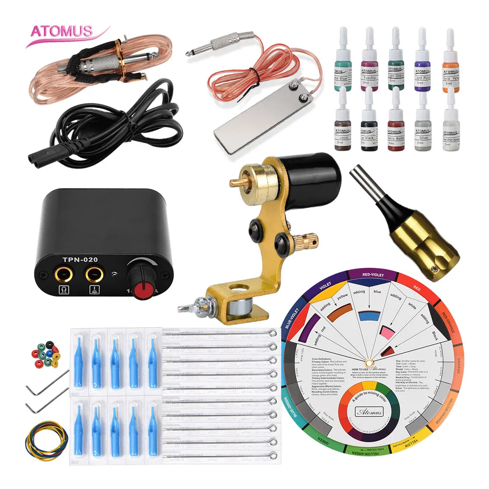 

Tattoo Machine Rotary Set Machines Tatoo Pen Kits Equipamento Tatuaje Tatto Professional Insumos Para Tatuajes Tattoo Machinery