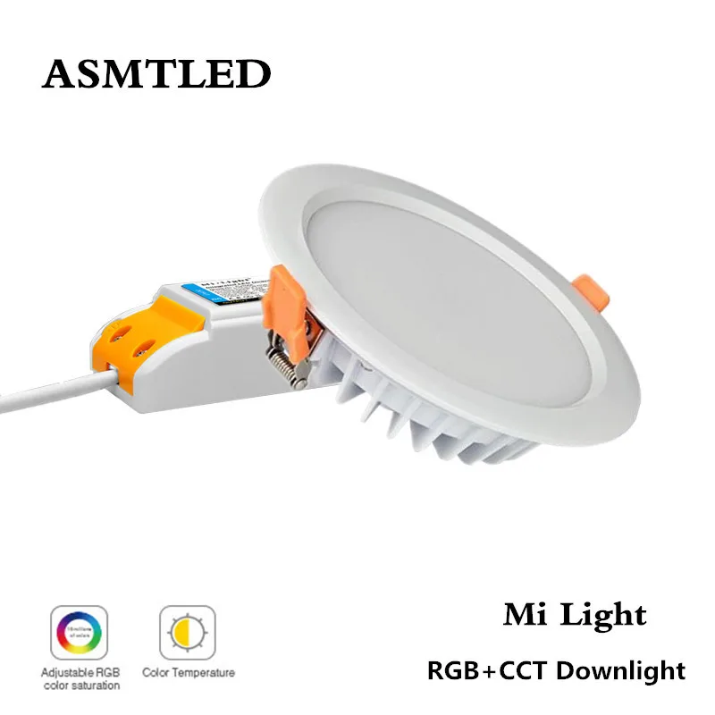 Высококачественный светодиодный светильник Mi RGB + CCT пуховой круглый потолочный