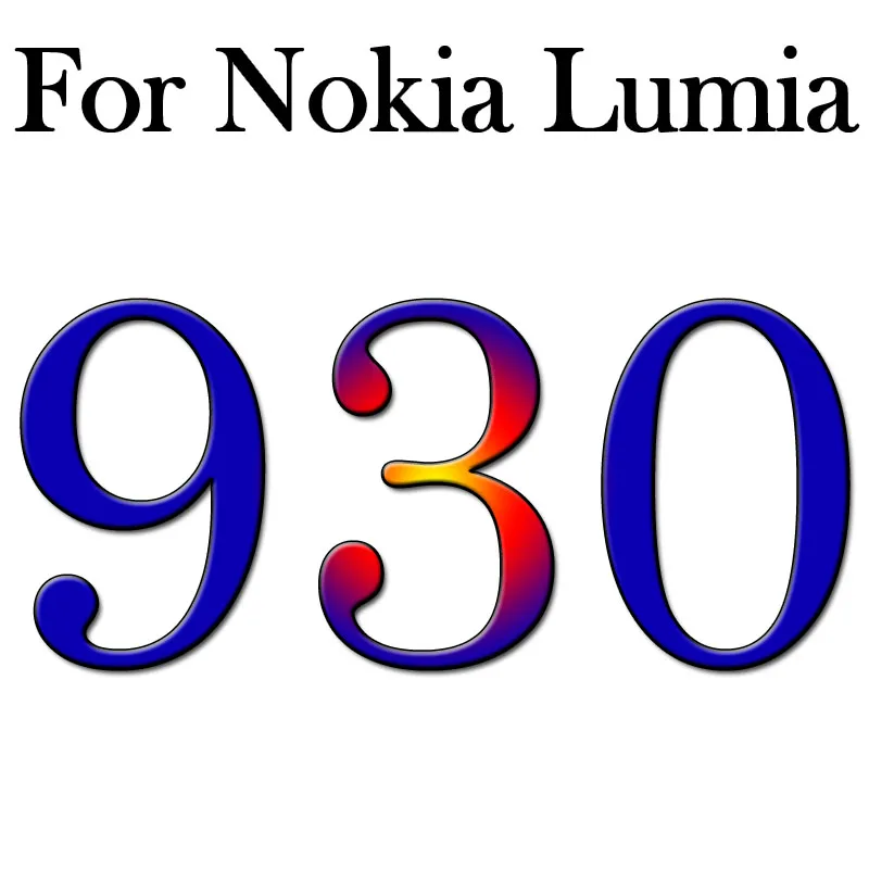 С уровнем твердости 9H закаленное Стекло Экран Защитная пленка для microsoft Nokia Lumia 430 435 625 630 635 950 550 540 820 730 530 535 640 930 чехол - Цвет: N930