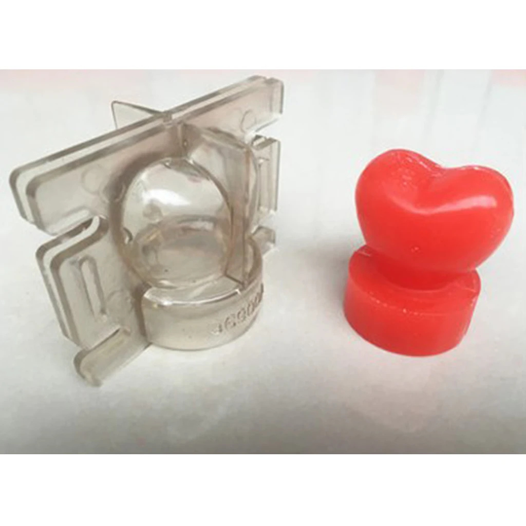 2pcs 3D Plastic Love Heart +Rabbit Mold For Candle Soap Making DIY Tools –Easter Holiday Present Supply
