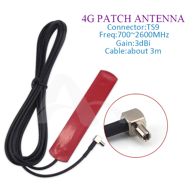 Антенна Wi Fi 3G/4G/LTE 700 2600 МГц TS9 2 шт.|Антенны для связи| |