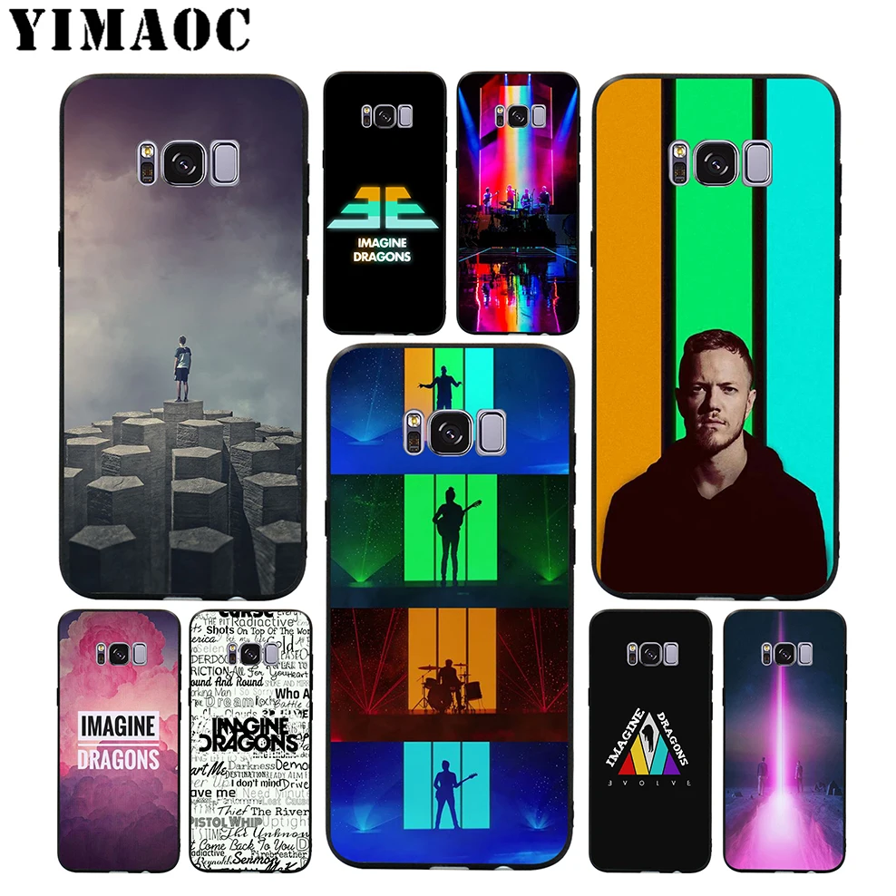 

YIMAOC Imagine Dragons Bands Soft Case for Samsung Galaxy S10 S10e S9 S8 A6 Plus S7 S6 Edge A7 A5 A3 J6 Note 9 8