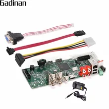 GADINAN Main PCB Security H.264+ AHD 4MP 4CH AHD DVR Recorder Video Recorder 4MP AHD DVR For 3MP / 4MP AHD Camera XMEye ONVIF