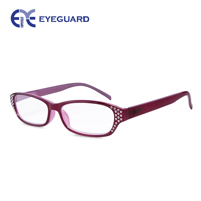 EYEGUARD Readers Transparent Colorful Bright Crystal Design of Thin