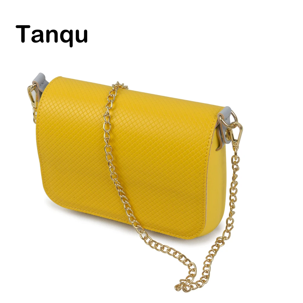 TANQU New Obag Opocket Style Small EVA Pocket Plus PU Leather Flap with Long metal Shoulder Chain Hook with Clip Closure TANQU New Obag Opocket Style Small EVA Pocket Plus PU Leather Flap with Long metal Shoulder Chain Hook with Clip Closure