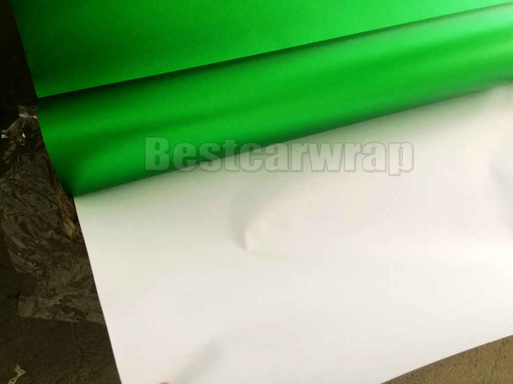 Green SATIN CHROME CAR WRAPPING STICKER FOIL COVERING  (1)