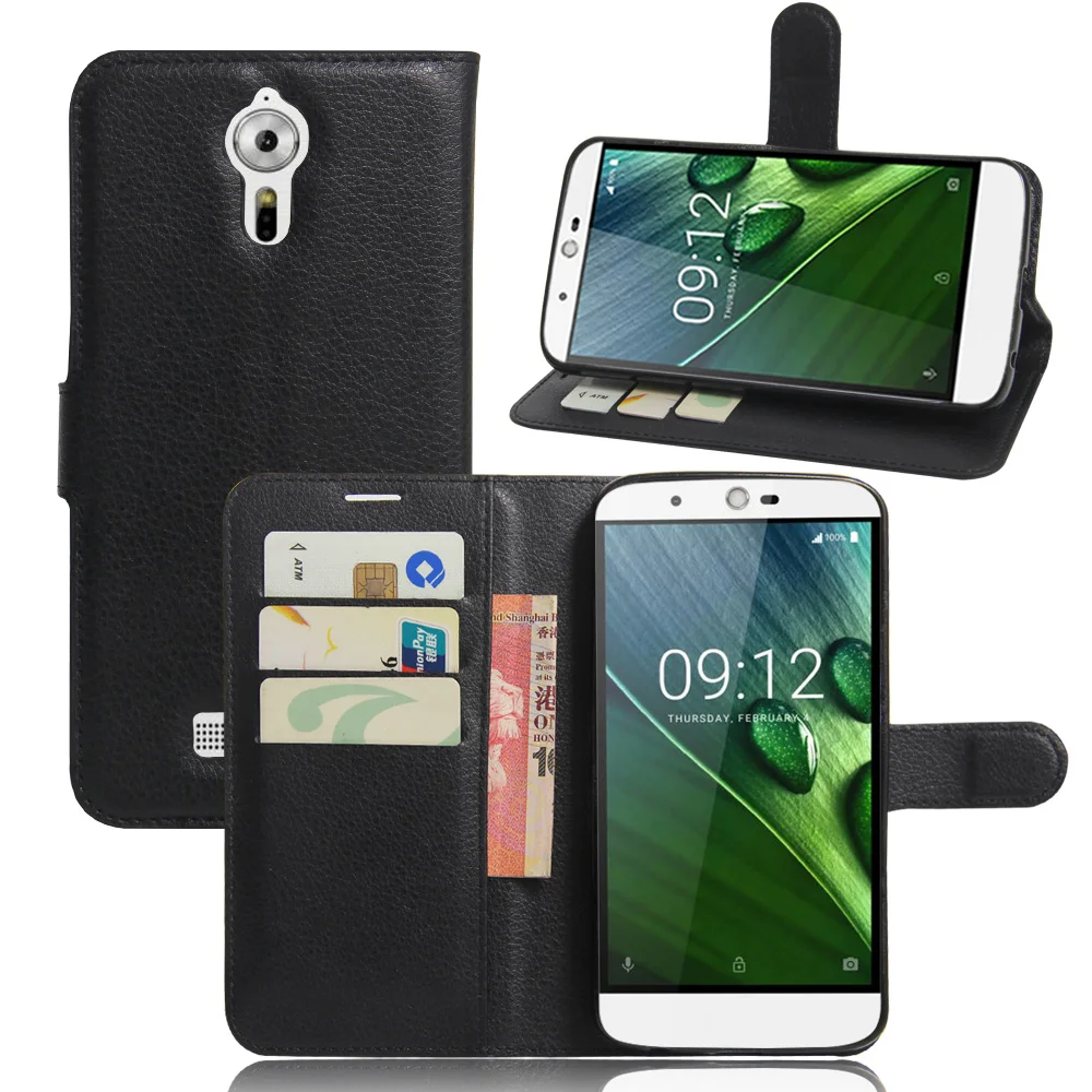 

For Acer Liquid Zest Plus Z628 Case High Quality Fashion Wallet Design Magnetic Holster Flip PU Leather Cases Cover Fashion Rose