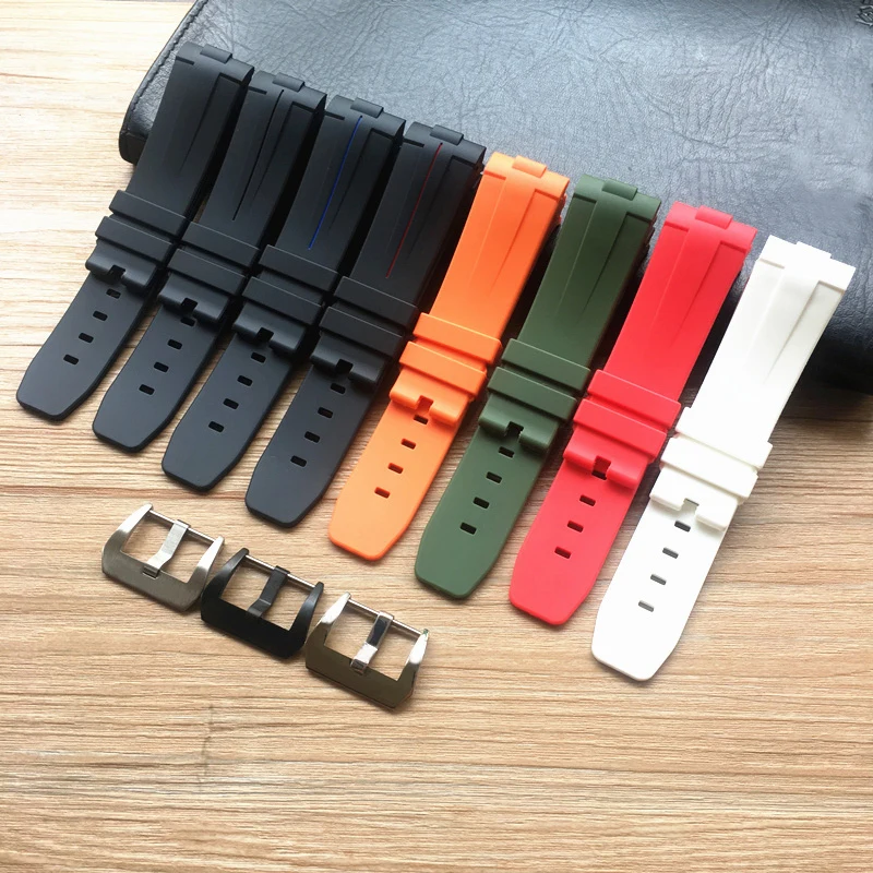 preto verde vermelho branco pulseira de borracha