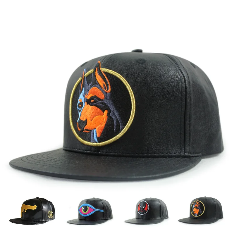 Gorras y gorras para hombres gorras Snapback bordado negro PU Hip Hop Gorra papá sombreros de cuero coreano Gorra Beisbol Hombre Casquette Homme Gorras y gorras para hombres gorras Snapback bordado negro PU Hip Hop Gorra papá sombreros de cuero coreano Gorra Beisbol Hombre Casquette Homme