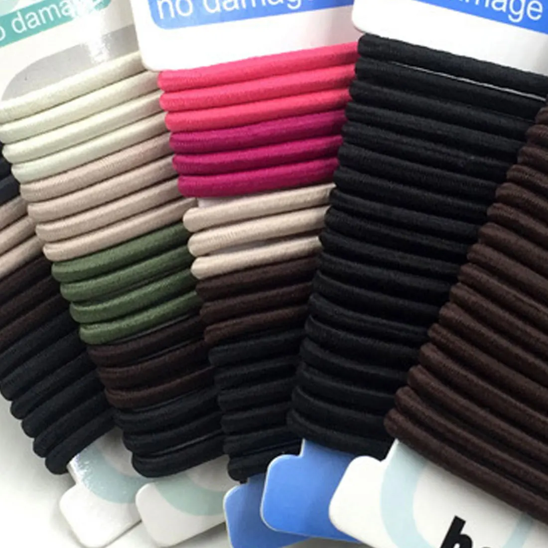 18 pieces Mini Hair Band Fashion Candy Color Rubber Ties Ring Elastic Hair Rope Ponytail Holder For Kids Hair Accessories