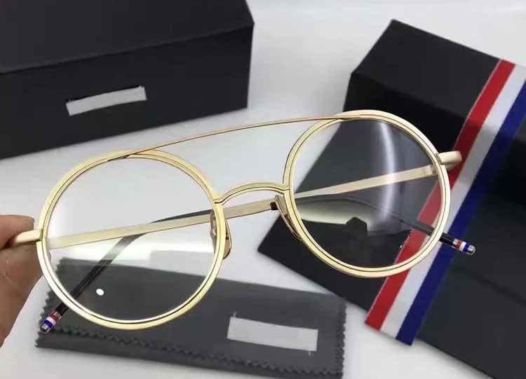 Новые Нью-Йорк том бренд ретро круглые прозрачные очки 108 оптические очки по рецепту оправа для мужчин и женщин oculos de grau
