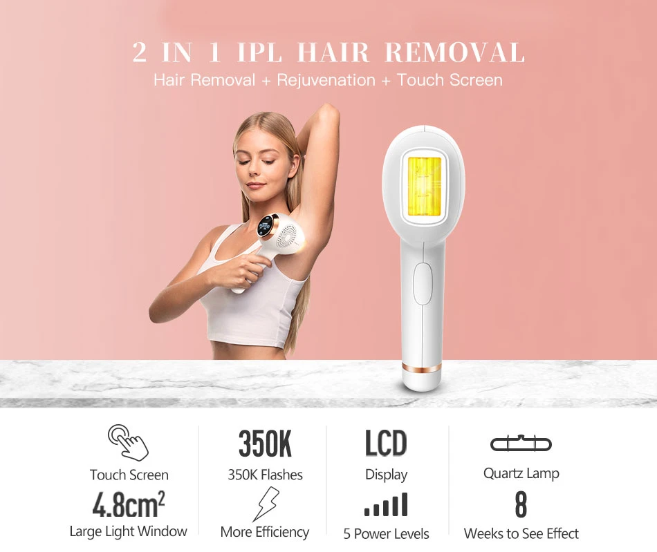 Lescolton IPL эпилятор, постоянное лазерное удаление волос, ЖК-дисплей, 350000 импульсов, лазерный триммер для бикини, фотоэпилятор