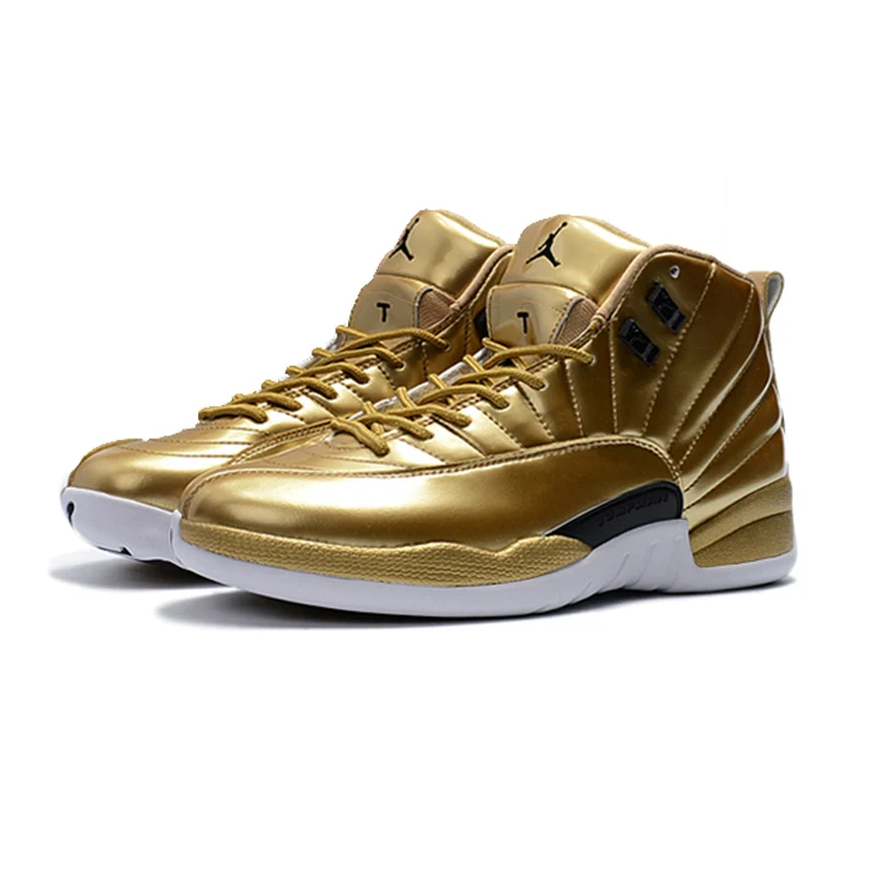 

High Quality Jordan 12 PSNY Purple Green Blue Men Basketball Shoes Metallic Gold Brown Wheat Multi-color Sport Shoes Hot Sale