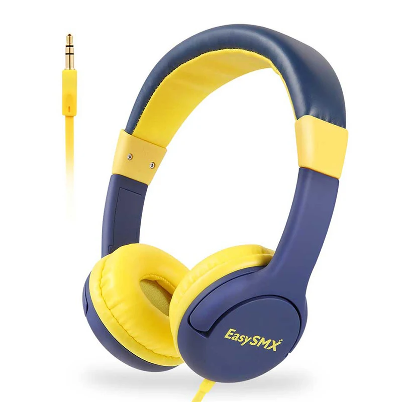 Портативный Дети Наушники безопасно детей Over Ear гарнитура с регулируемым
