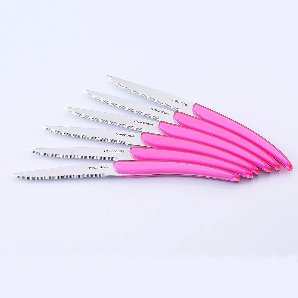 Набор ножей для стейка из нержавеющей стали 6 шт./лот|steak knife set|steak knivessteak stainless steel |
